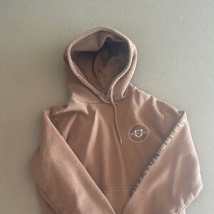 Brixton Tan Hoodie with Logo